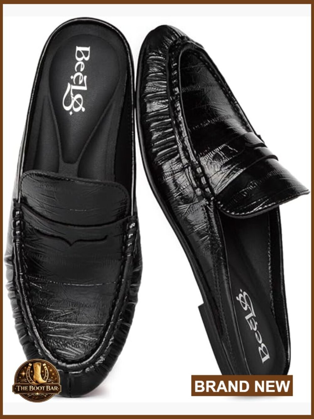Women's Slip-On Penny Mule Loafers Flat Comfort Casual Shoes